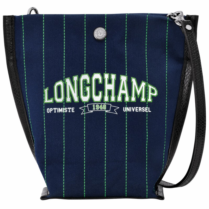 Longchamp Essential XS Crossbody bag - Canvas Navy | RBOV03829