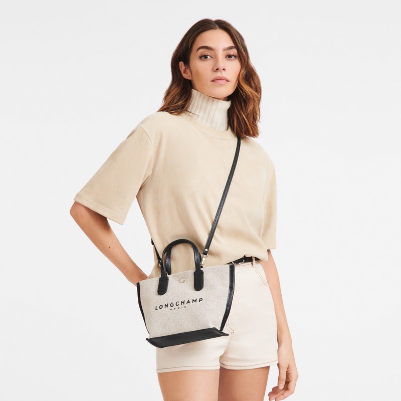 Longchamp Essential XS Handbag - Canvas White | TYFR21487