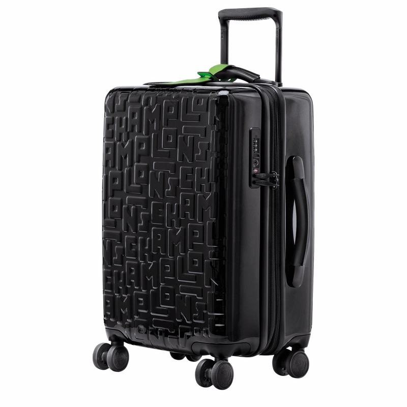 Longchamp LGP Travel M Suitcase - Polycarbonate Black | XZIC70268