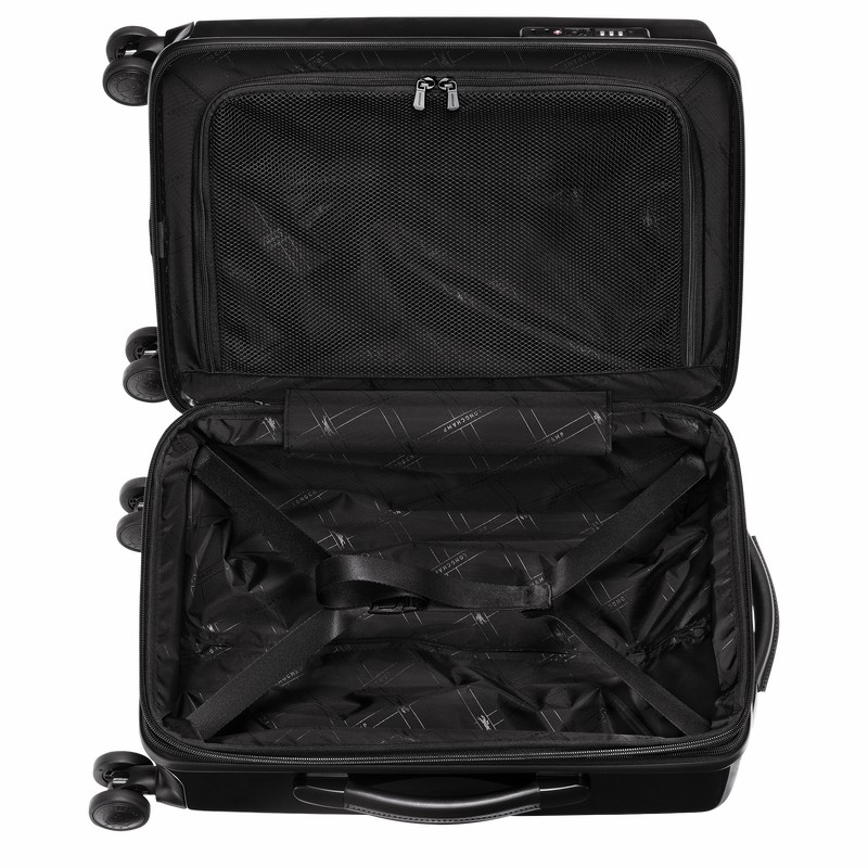 Longchamp LGP Travel M Suitcase - Polycarbonate Black | XZIC70268