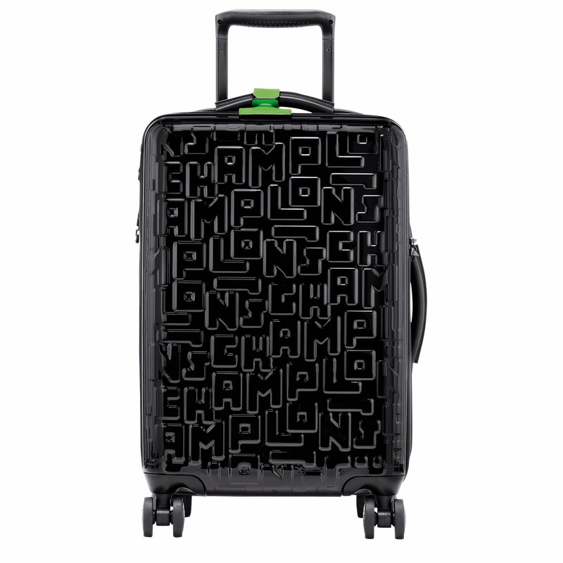 Longchamp LGP Travel M Suitcase - Polycarbonate Black | XZIC70268