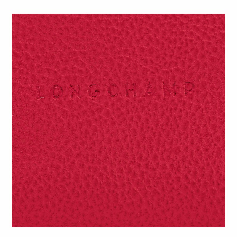 Longchamp Le FOULONNÉ Coin purse - Leather Red | KCYV29754