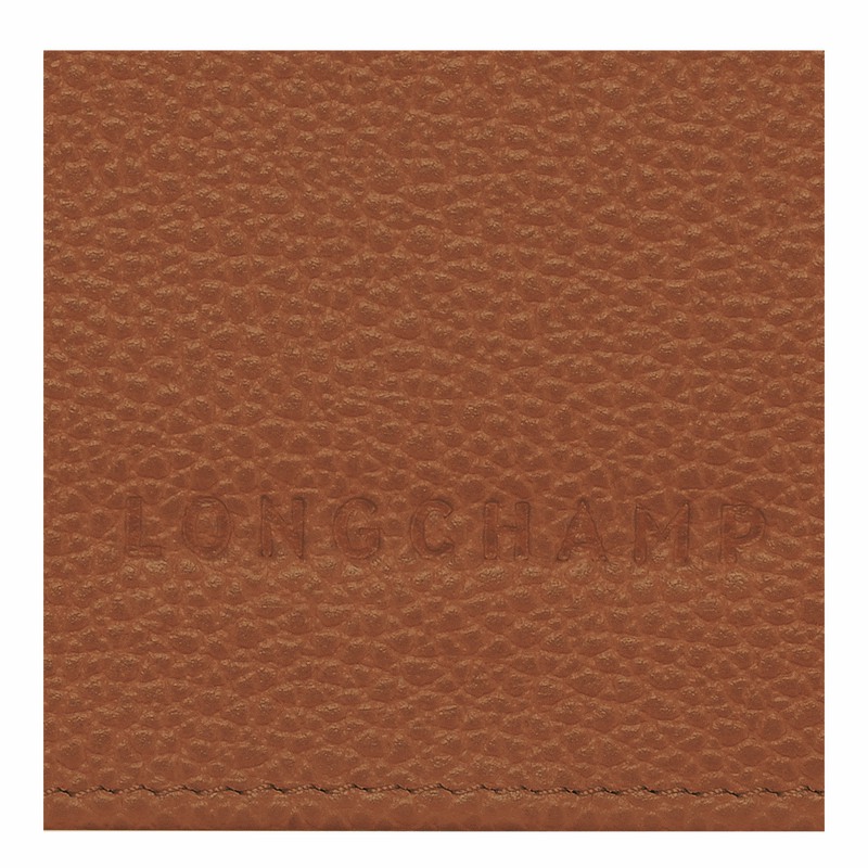 Longchamp Le FOULONNÉ Continental wallet - Leather Caramel | TXNK76451