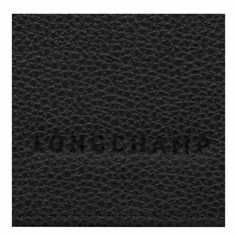 Longchamp Le FOULONNÉ Continental wallet - Leather Black | SIMY70253