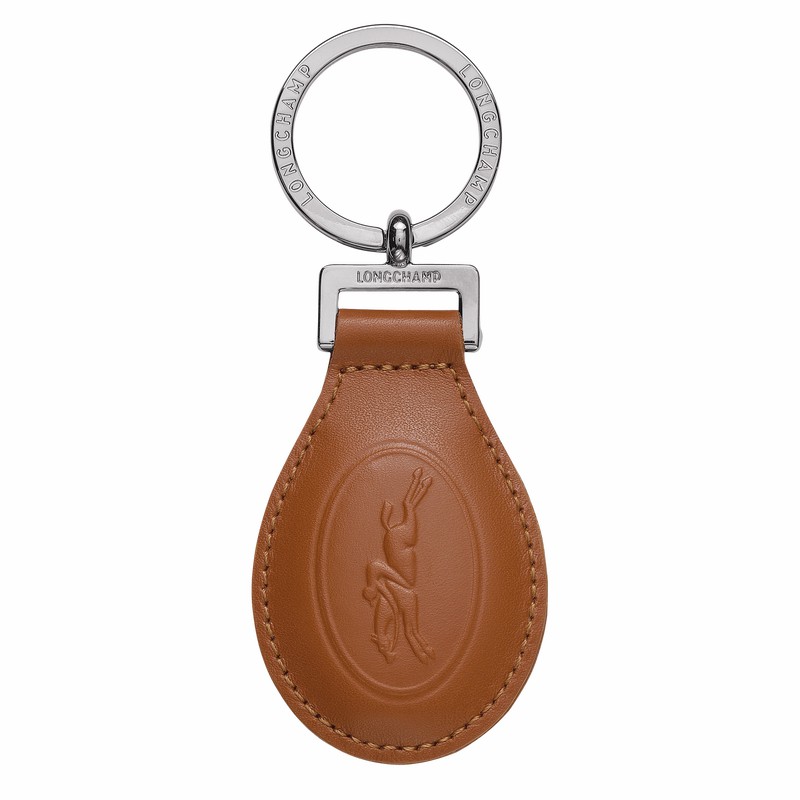 Longchamp Le FOULONNÉ Key-rings - Leather Caramel | EBPA65349