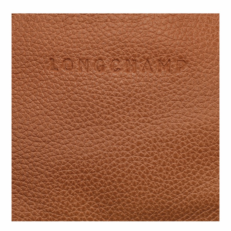 Longchamp Le FOULONNÉ M Belt bag - Leather Caramel | RQTB12938