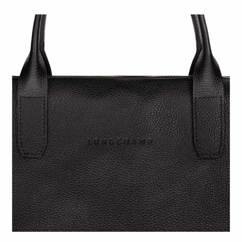 Longchamp Le FOULONNÉ S Briefcase - Leather Black | YZCH71369