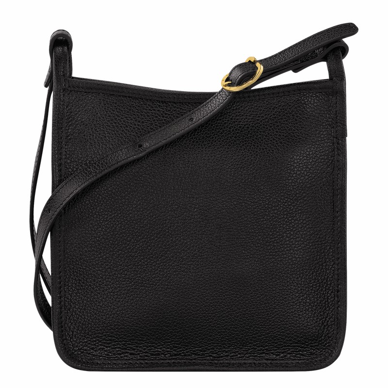 Longchamp Le FOULONNÉ S Crossbody bag - Leather Black | JEOD46307