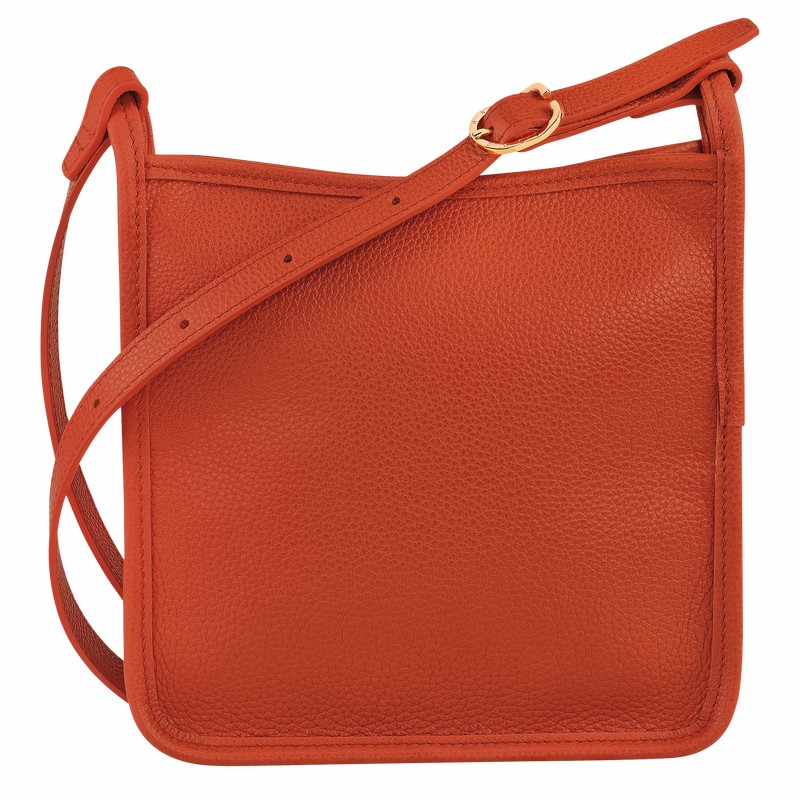 Longchamp Le FOULONNÉ S Crossbody bag - Leather Orange | RAPK48275