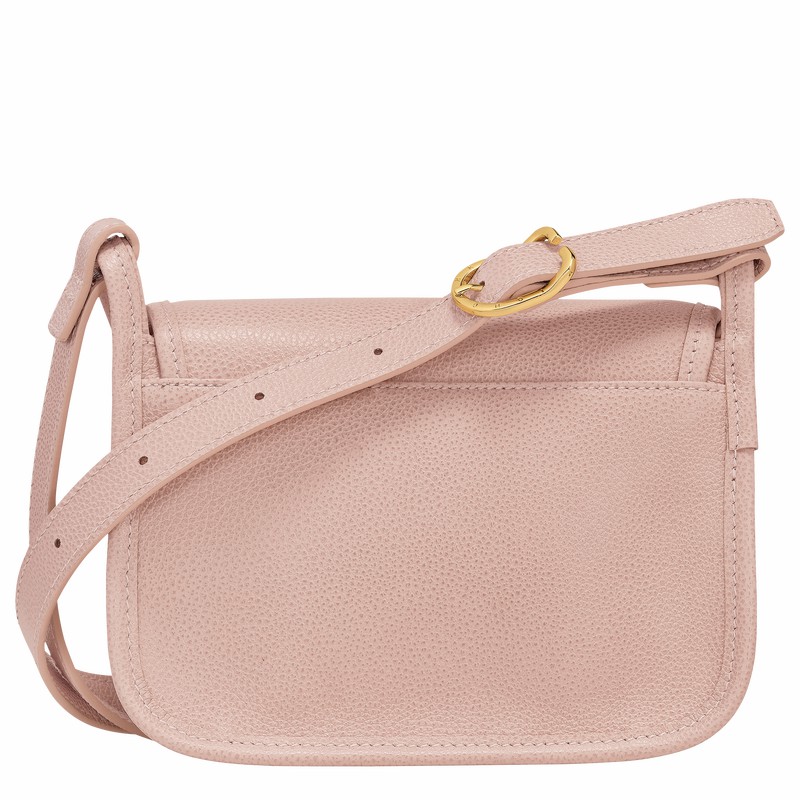 Longchamp Le FOULONNÉ S Crossbody bag - Leather Beige | ETBF03627