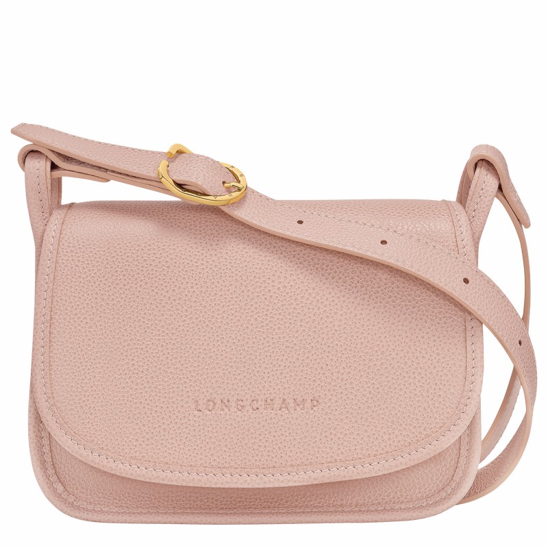 Longchamp Le FOULONNÉ S Crossbody bag - Leather Beige | ETBF03627