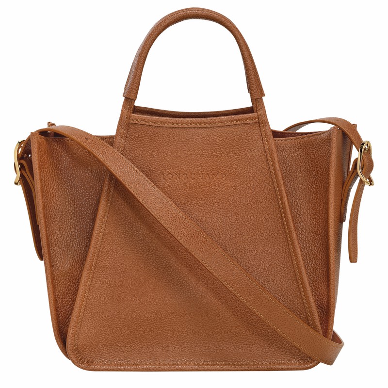 Longchamp Le FOULONNÉ S Handbag - Leather Caramel | SLFV53790