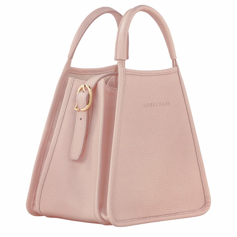 Longchamp Le FOULONNÉ S Handbag - Leather Beige | BFMR81260