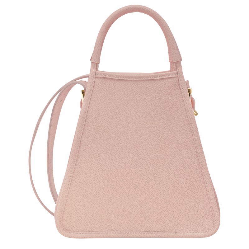 Longchamp Le FOULONNÉ S Handbag - Leather Beige | BFMR81260