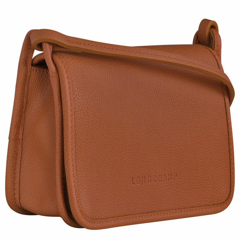 Longchamp Le FOULONNÉ XS Clutch - Leather Caramel | LHOI84579