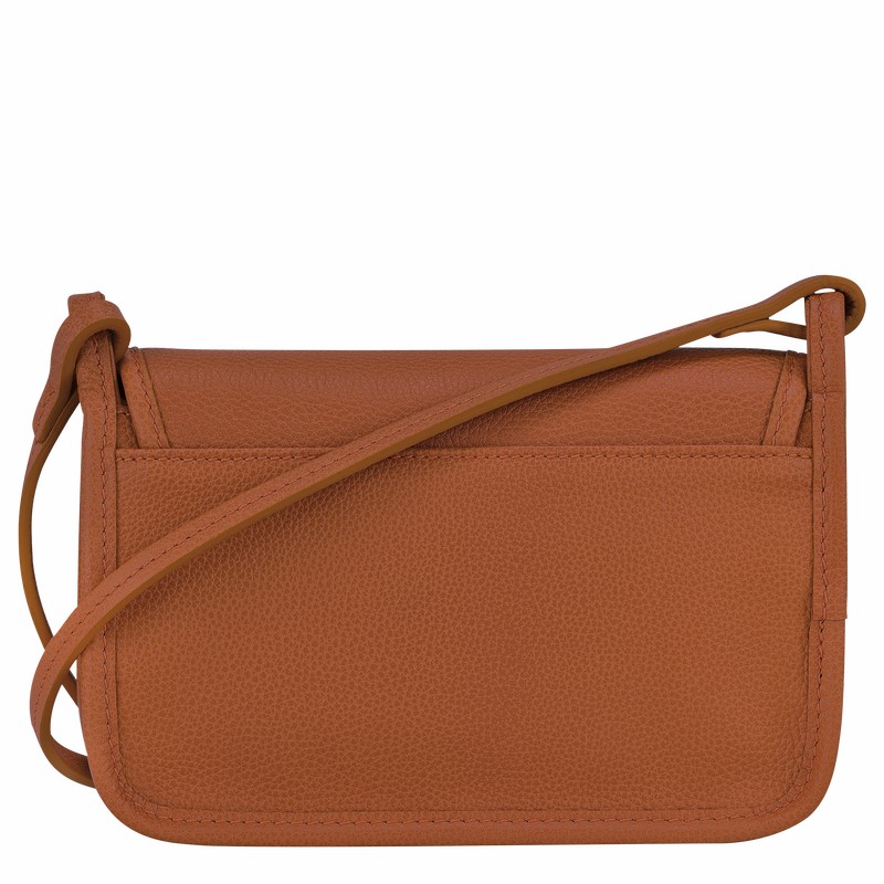 Longchamp Le FOULONNÉ XS Clutch - Leather Caramel | LHOI84579