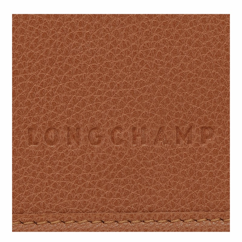 Longchamp Le FOULONNÉ XS Clutch - Leather Caramel | LHOI84579