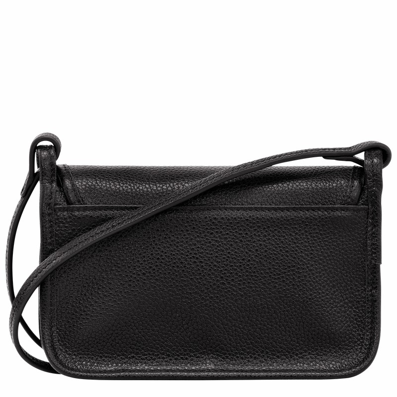 Longchamp Le FOULONNÉ XS Clutch - Leather Black | FPCX58613