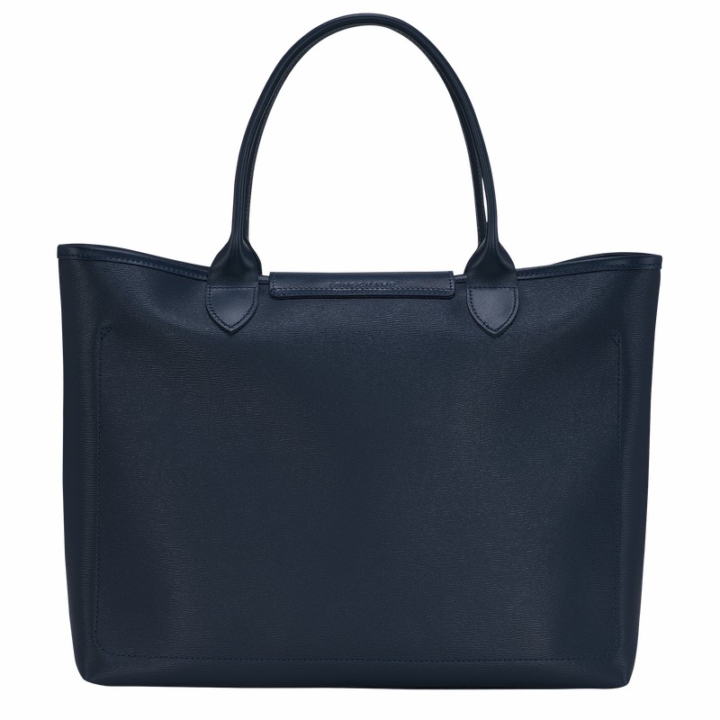 Longchamp Le Pliage City L Tote bag - Canvas Navy | ATOM96152