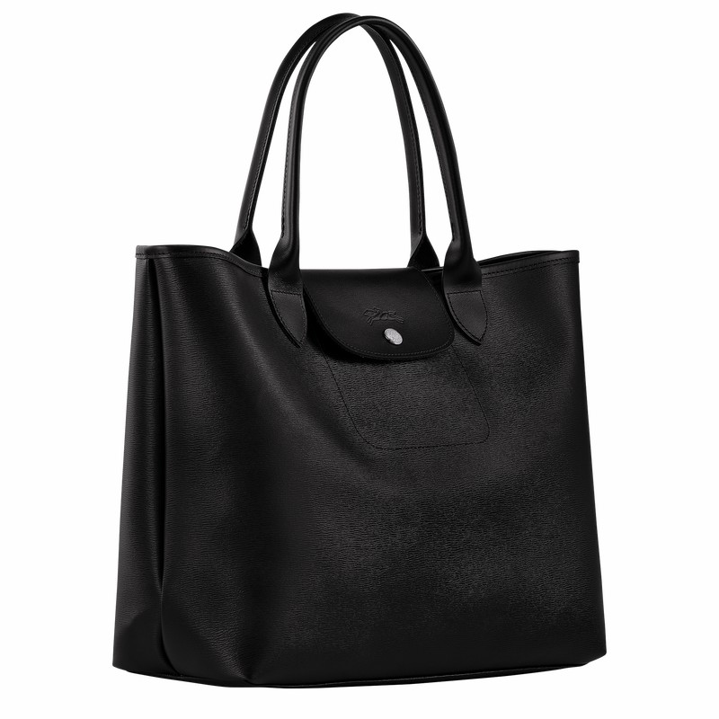 Longchamp Le Pliage City L Tote bag - Canvas Black | POHX82354