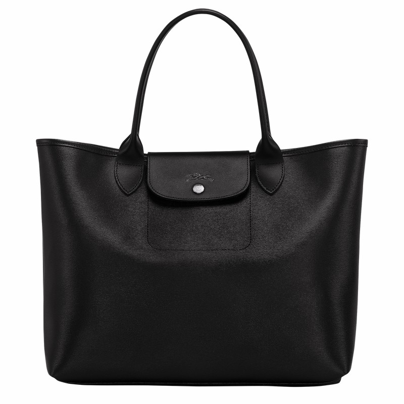 Longchamp Le Pliage City L Tote bag - Canvas Black | POHX82354