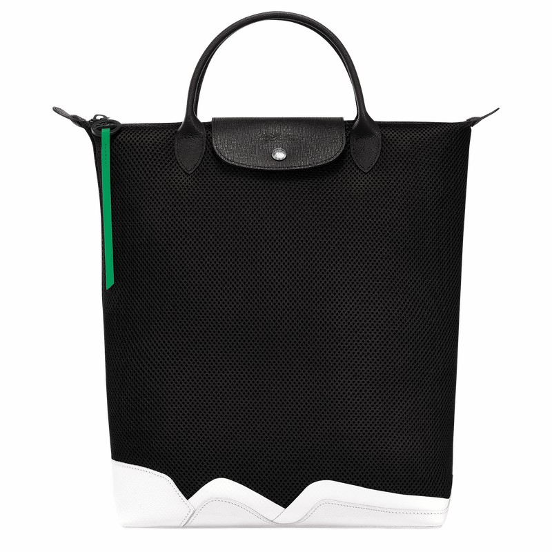 Longchamp Le Pliage Collection M Tote bag - Canvas Black | IXJH07648