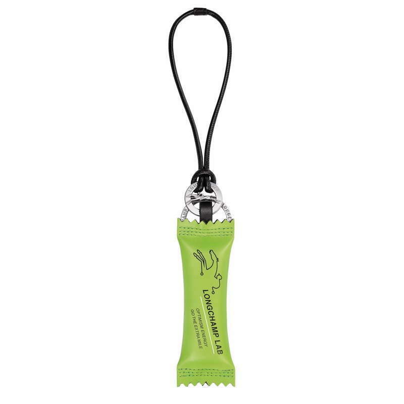 Longchamp Le Pliage Energy Key ring - Leather Green Light | QLCP95602