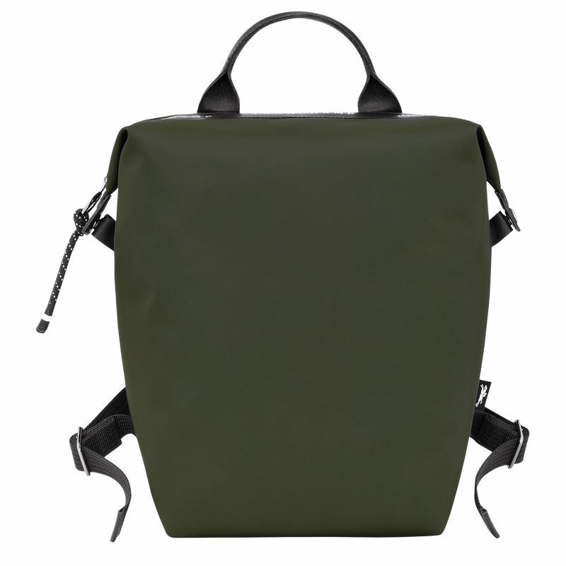 Longchamp Le Pliage Energy L Backpack - Recycled canvas Khaki | FAQV60297