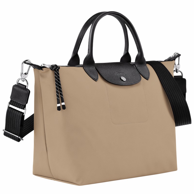 Longchamp Le Pliage Energy L Handbag - Recycled canvas Grey | BPFM34098