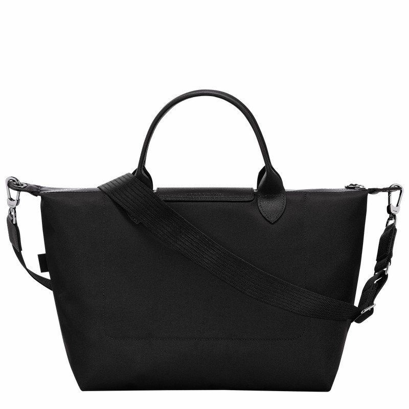 Longchamp Le Pliage Energy L Handbag - Recycled canvas Black | OLCN51730