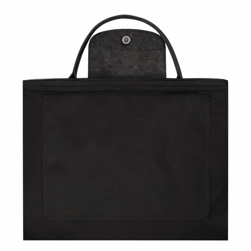 Longchamp Le Pliage Energy L Handbag - Recycled canvas Black | OLCN51730