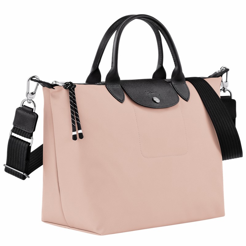 Longchamp Le Pliage Energy L Handbag - Recycled canvas Beige | TLQZ59130