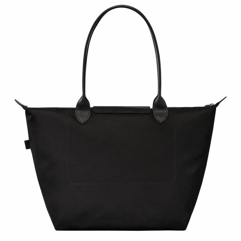 Longchamp Le Pliage Energy L Tote bag - Recycled canvas Black | HAXM10346