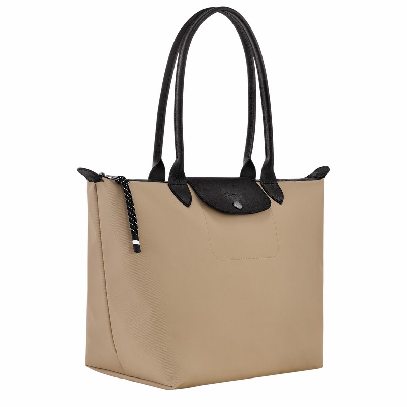 Longchamp Le Pliage Energy L Tote bag - Recycled canvas Grey | BTWS30584