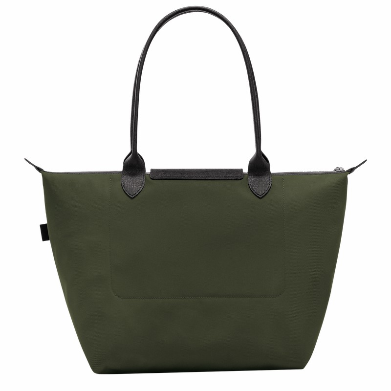 Longchamp Le Pliage Energy L Tote bag - Recycled canvas Khaki | RJID24859