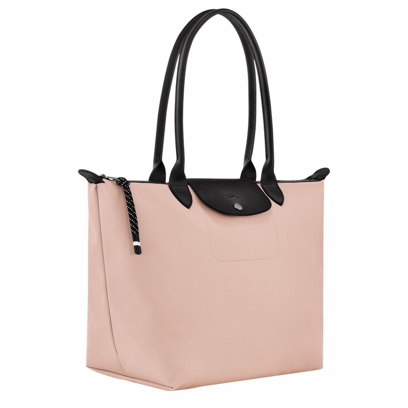 Longchamp Le Pliage Energy L Tote bag - Recycled canvas Beige | TBLD16709