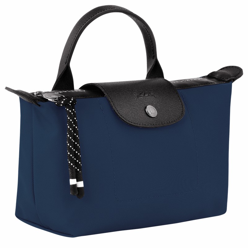 Longchamp Le Pliage Energy Pouch - Recycled canvas Navy | QCIB70815