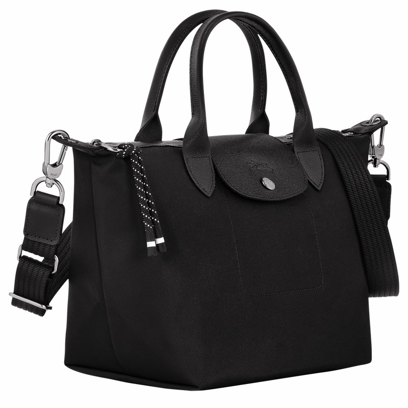 Longchamp Le Pliage Energy S Handbag - Recycled canvas Black | HQVY09673