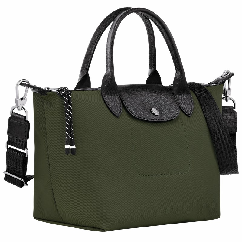 Longchamp Le Pliage Energy S Handbag - Recycled canvas Khaki | MAZV16253