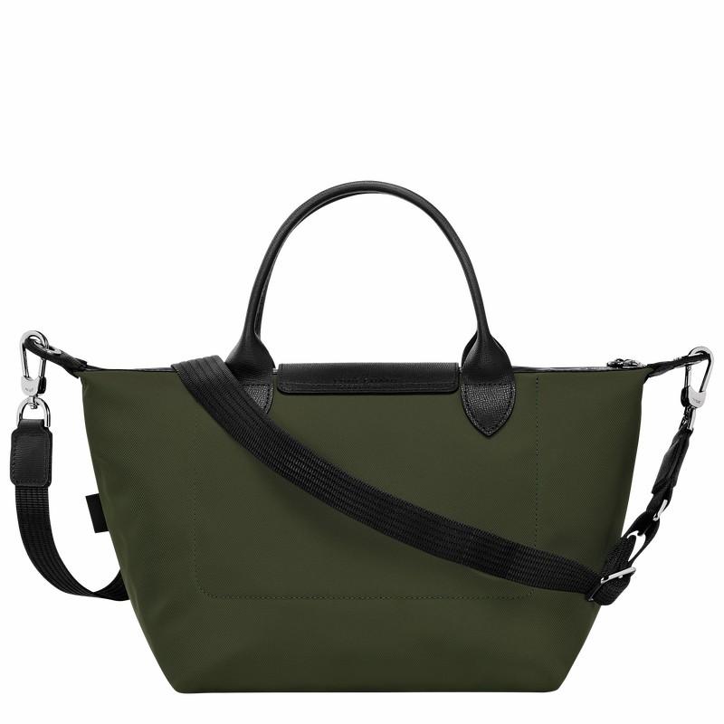 Longchamp Le Pliage Energy S Handbag - Recycled canvas Khaki | MAZV16253