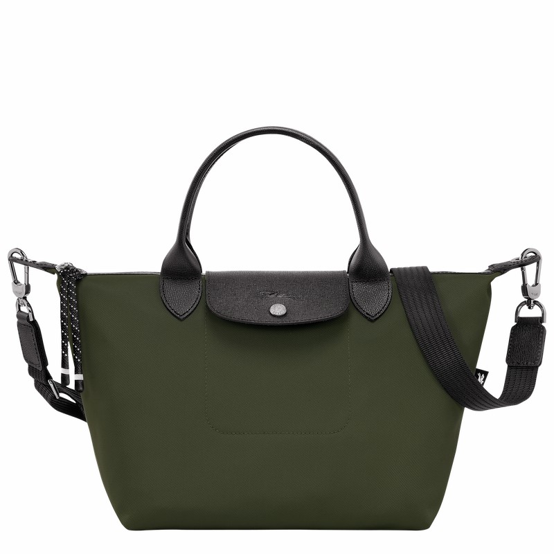 Longchamp Le Pliage Energy S Handbag - Recycled canvas Khaki | NQIU21840