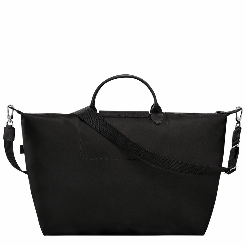 Longchamp Le Pliage Energy S Travel bag - Recycled canvas Black | TXIQ83645