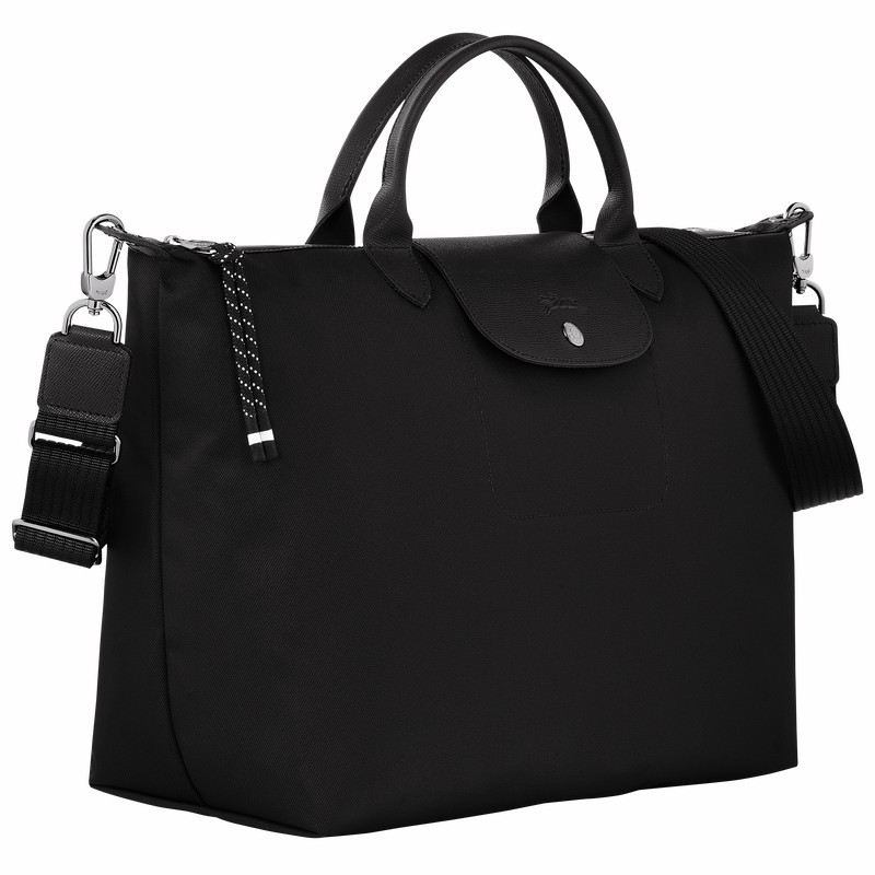 Longchamp Le Pliage Energy XL Handbag - Recycled canvas Black | HAJF20381