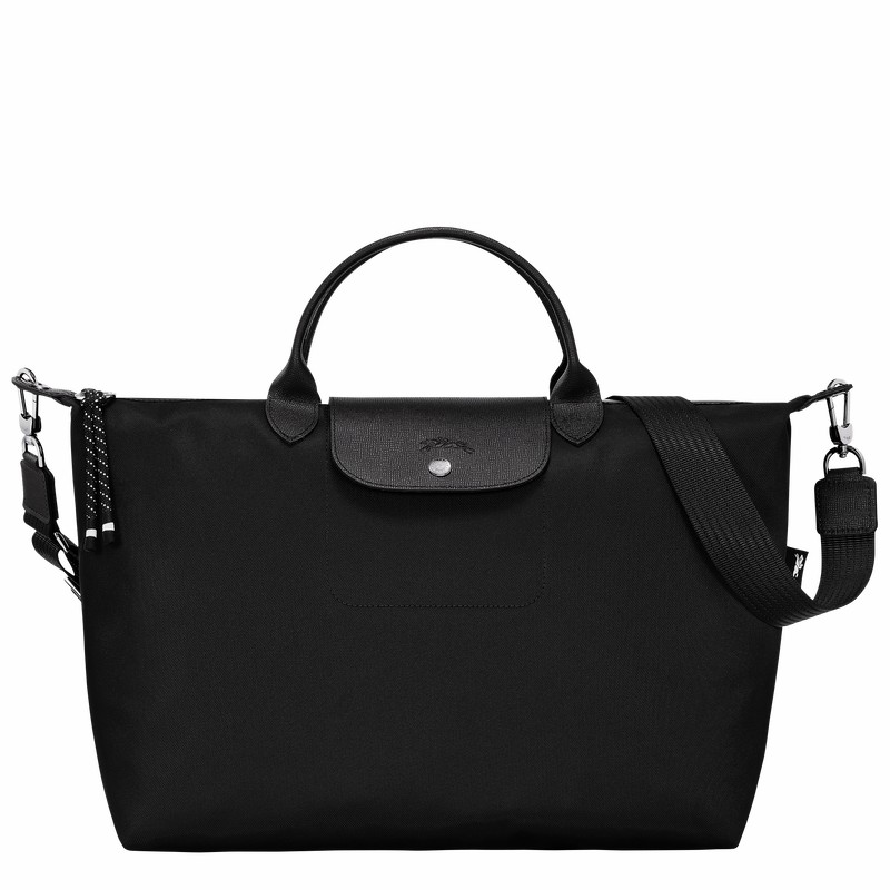 Longchamp Le Pliage Energy XL Handbag - Recycled canvas Black | HAJF20381