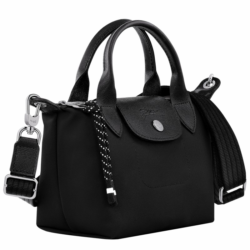 Longchamp Le Pliage Energy XS Handbag - Recycled canvas Black | ONTU09861