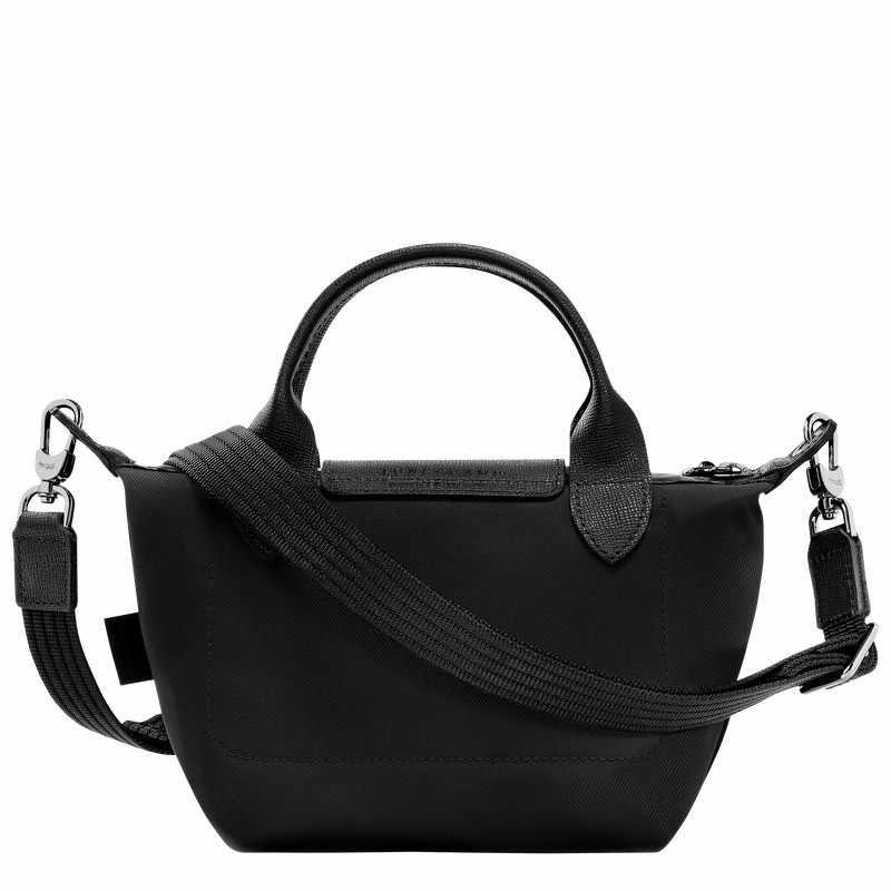 Longchamp Le Pliage Energy XS Handbag - Recycled canvas Black | ONTU09861