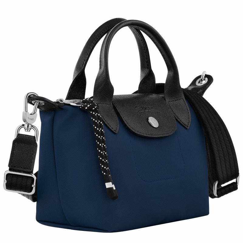 Longchamp Le Pliage Energy XS Handbag - Recycled canvas Navy | SDNU69174