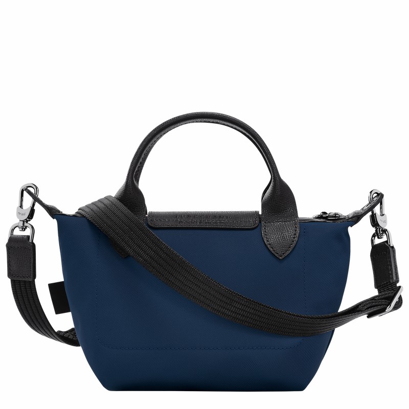 Longchamp Le Pliage Energy XS Handbag - Recycled canvas Navy | SDNU69174