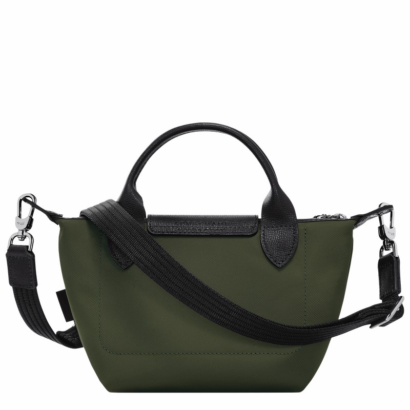 Longchamp Le Pliage Energy XS Handbag - Recycled canvas Khaki | IOSG47216