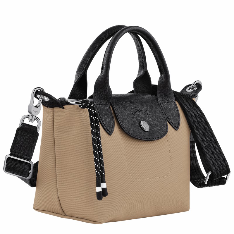 Longchamp Le Pliage Energy XS Handbag - Recycled canvas Grey | DQYW31846